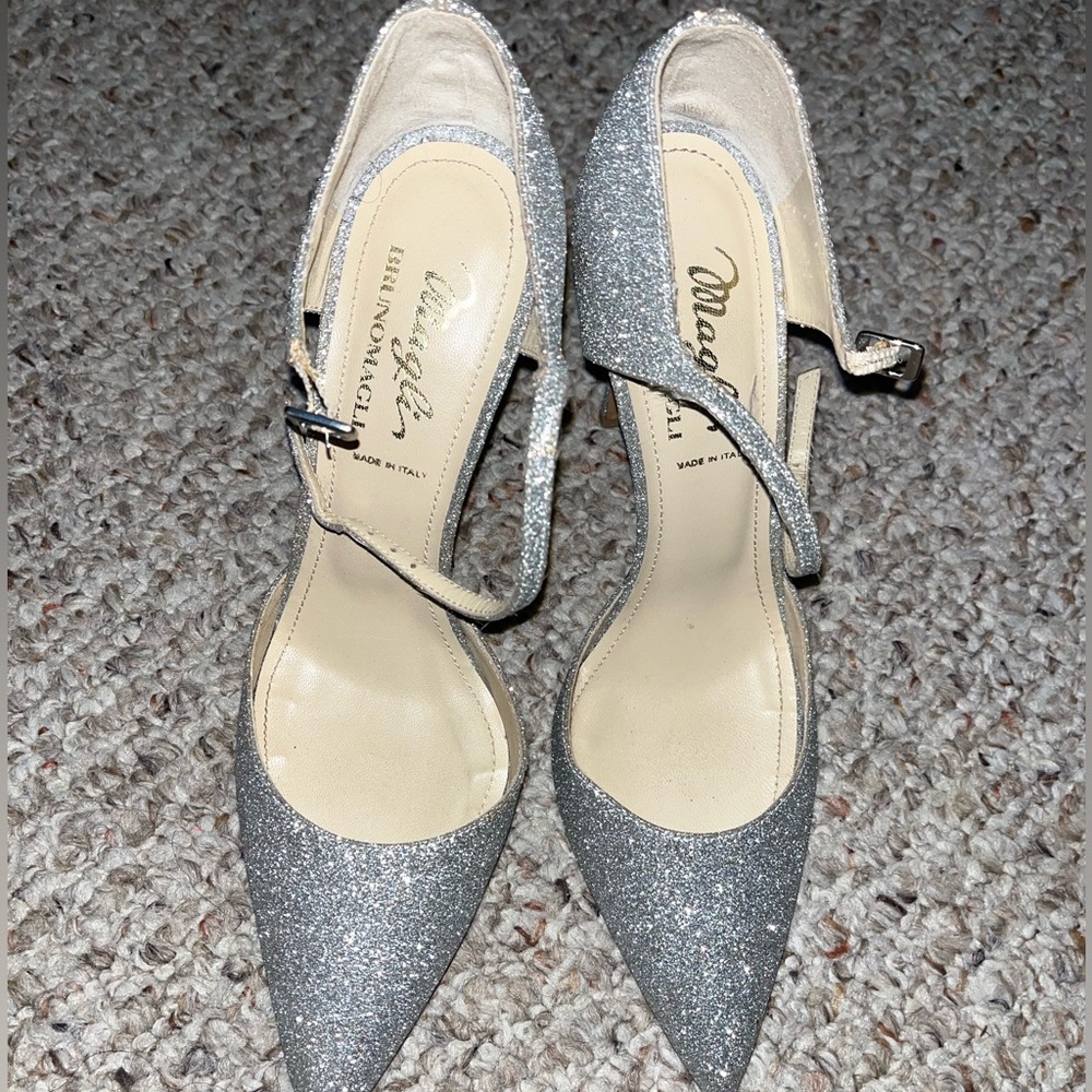 Bruno Magli women’s glitter heels 37.5